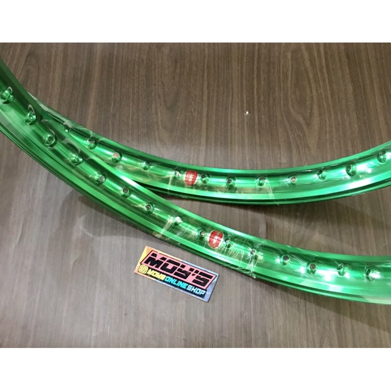 VELG AKRONT SPAIN RING 17 - 18 TAPAK 140/140 GREEN MADEIN THAILAND