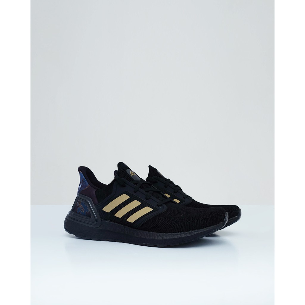 adidas ultra boost 20 core black gold metallic