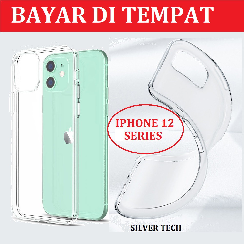 Softcase Tebal Clear Case Premium IPhone 12 Mini 13 mini. Iphone 12 Pro 13 Pro , Iphone 12 Pro Max Bening 13 Pro max bening