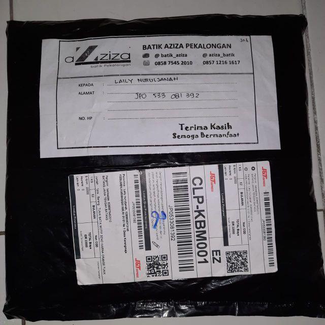 Tunik Batik Motif Manuk Kembar Warna Coklat