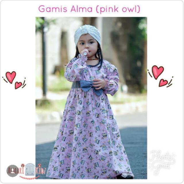 Gamis anak katun jepang