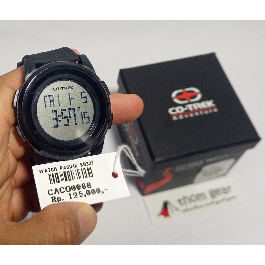Cotrek Caco 0068 Pasifik Jam Tangan Sport Adventure Waterproof Strap Rubber Berkualitas Water Resistant Outdoor Tactical Tentara Militer Macho Polisi Keren Murah Pria Gaul Digital Thomgear Balangan Banjar Barito Kuala