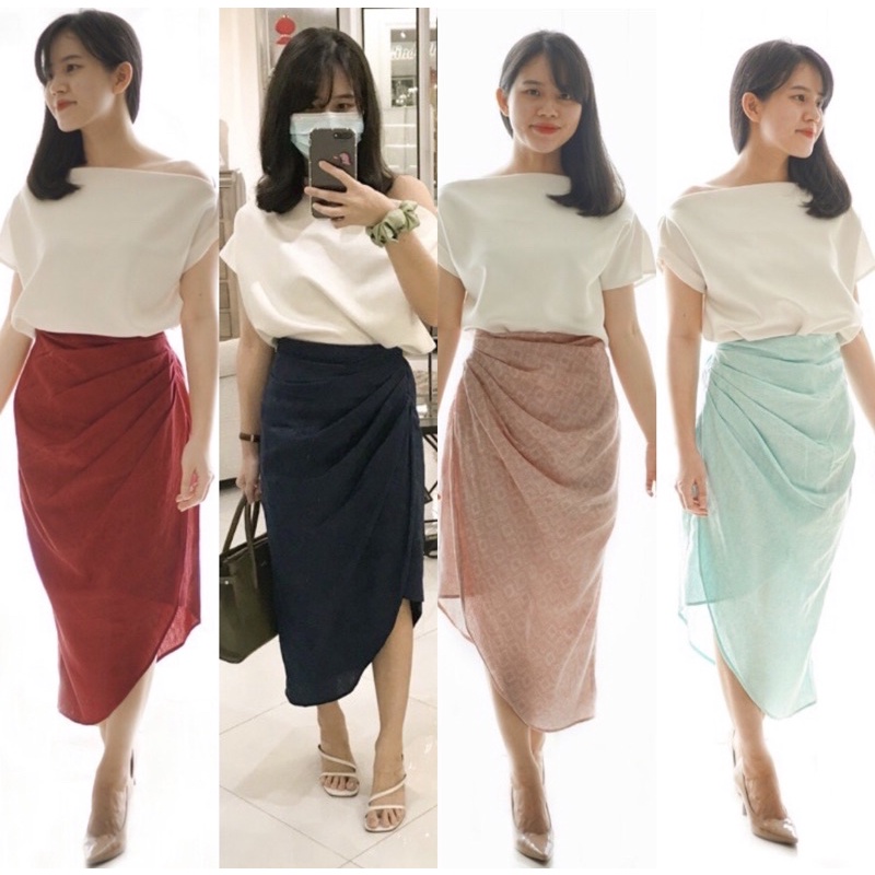 Rok lilit polos // rok lilit  dobi // rok lilit // rok lilit polos motif // free ring pengikat // Bawahan Kebaya Moderen// Bawahan Rok Kebaya