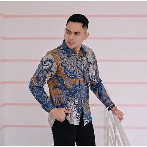 Hem Kemeja Baju Batik Pria Cowok Laki Laki Slimfit Full Lapis Furing Lengan Panjang Lengan Pendek Original Asli Batik Jumanta Solo Laweyan Size S M L Xl XXL    01