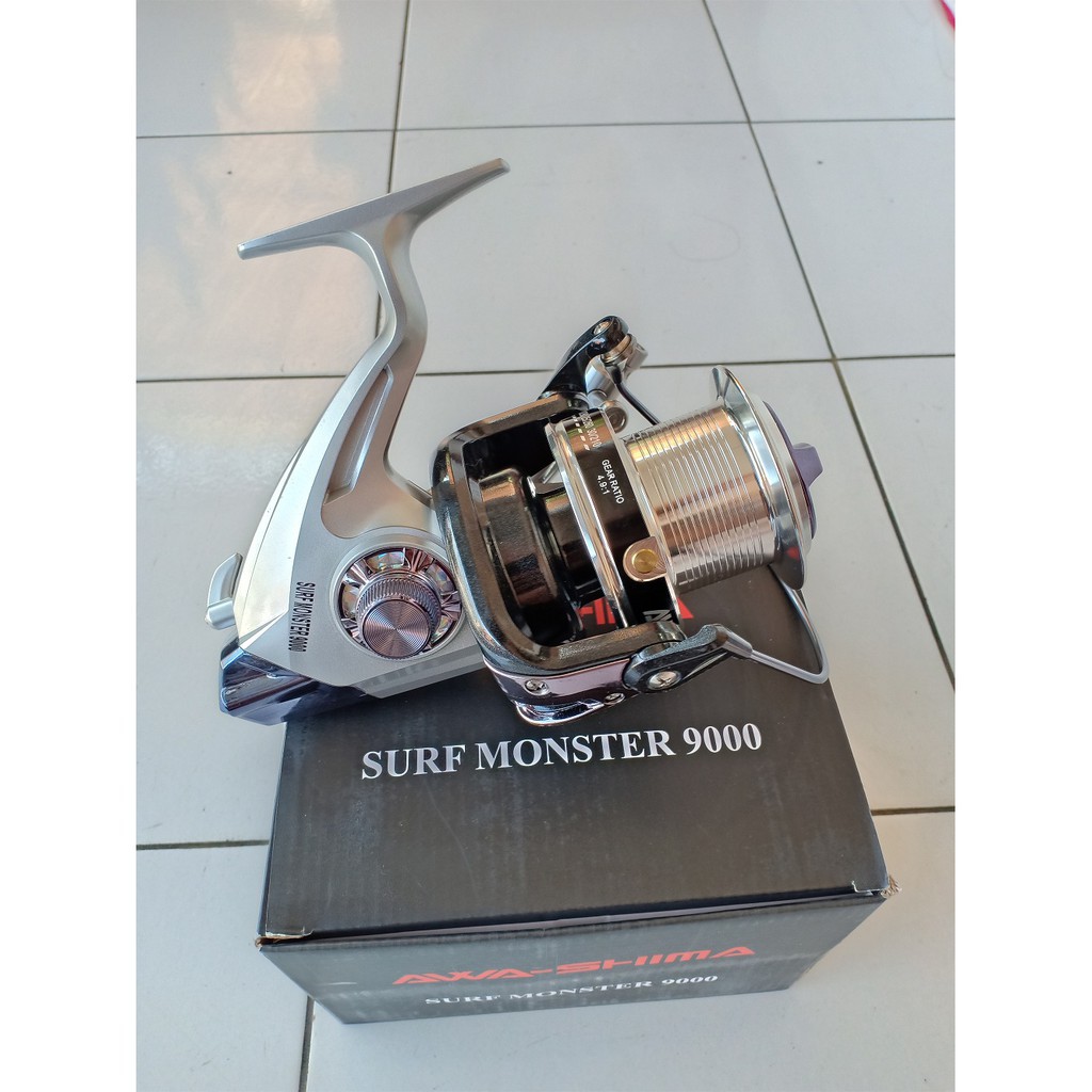 Reel Laut Awashima Surf Monster 9000 10 Ball Bearing