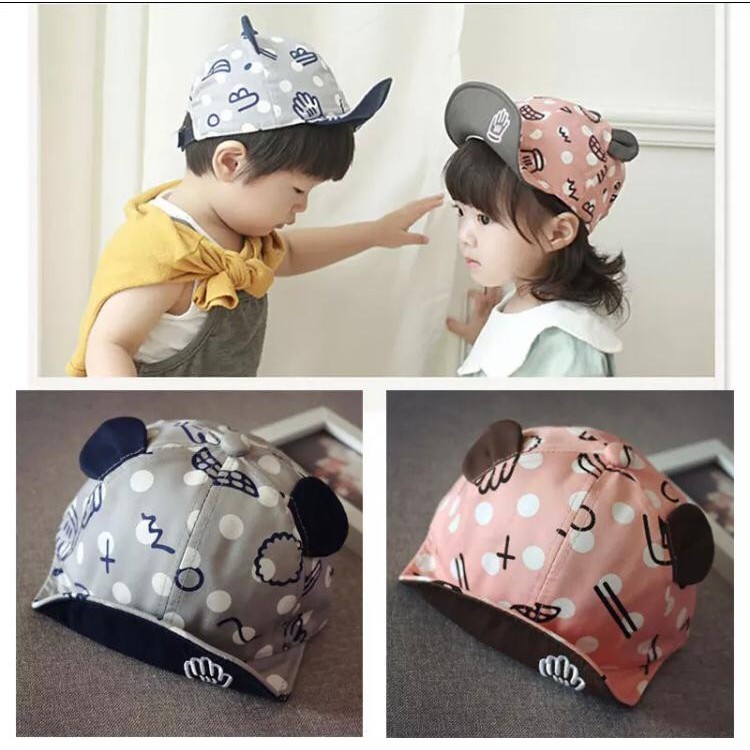 Topi Baseball Anak Laki-laki / Perempuan Gambar Kartun Import HT011