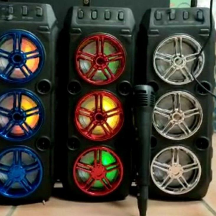 COD Speaker Bluetooth Karaoke 3 Tingkat SX-3006/Salon Karaoke Bluetooth SX-Y3006/ KJS6