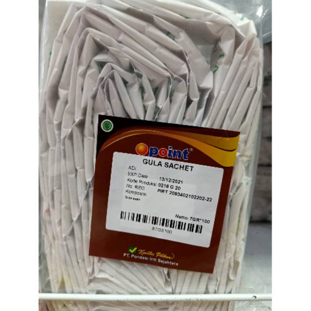 

Gula Sachet/ Sugar Sachet 7 gram * 100