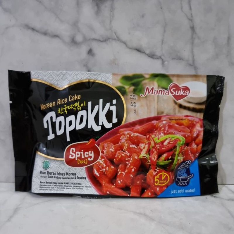 

topokki spicy mamasuka - topoki mamasuka 134 gr