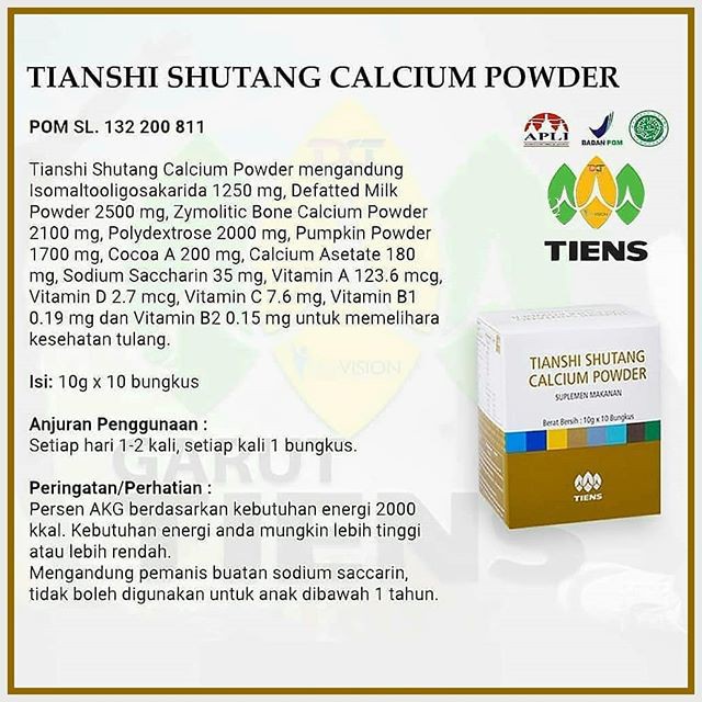 shutang_calcium_tiens