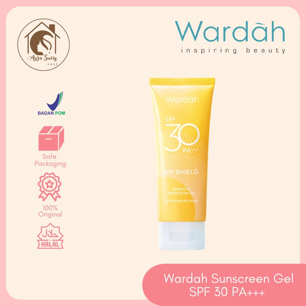 ASS || Wardah Sun Care Sunscreen Gel SPF 30 / Cream Anti Matahari 40 ml