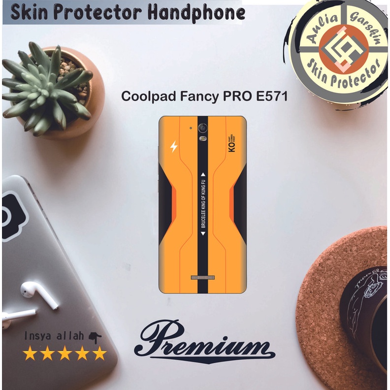 Dapat 2pcs Garskin HP Coolpad Fancy PRO E571 Motif HUY - Free Custom Motif Via Chat