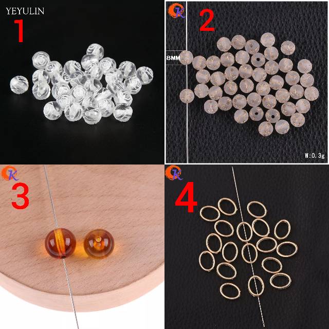 MANIK MOTE UNIK IMPORT 8MM BAHAN CRAFT DIY KERAJINAN TANGAN BANYAK VARIASI GESER YA