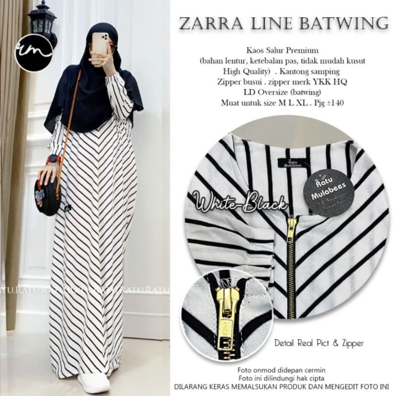 RESTOK ZARRA LINE BATWING ORI BY RATU