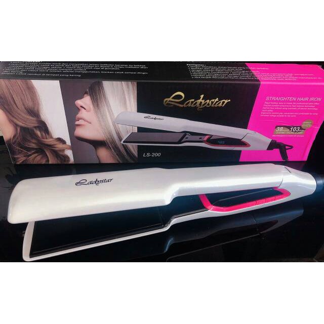 LADYSTAR LS 200 CATOKAN rambut Salon/alat catok/catokan profesional bisa untuk smoothing ada ion