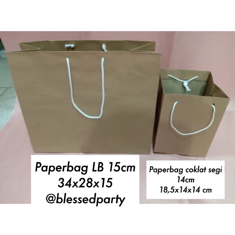 

Isi 12 Paperbag Coklat |Paper bag Polos | Paperbag hampers | Tas kertas coklat