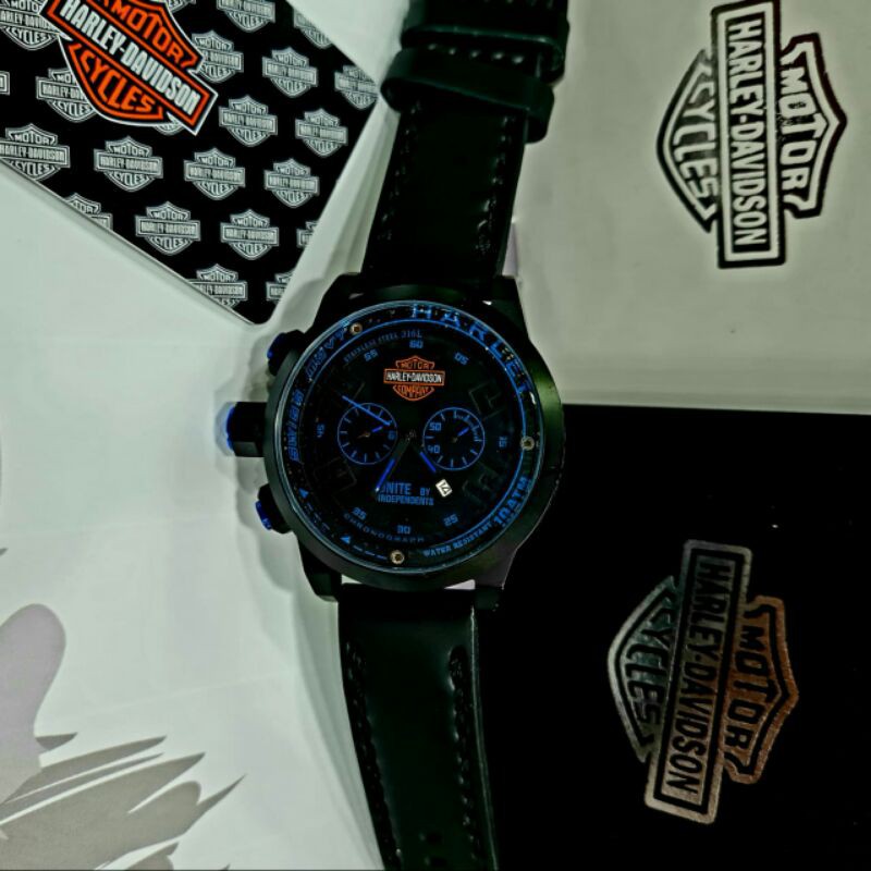 JAM TANGAN PRIA HARLEY DAVIDSON BATRE STAINLESS KUALITAS ORIGINAL