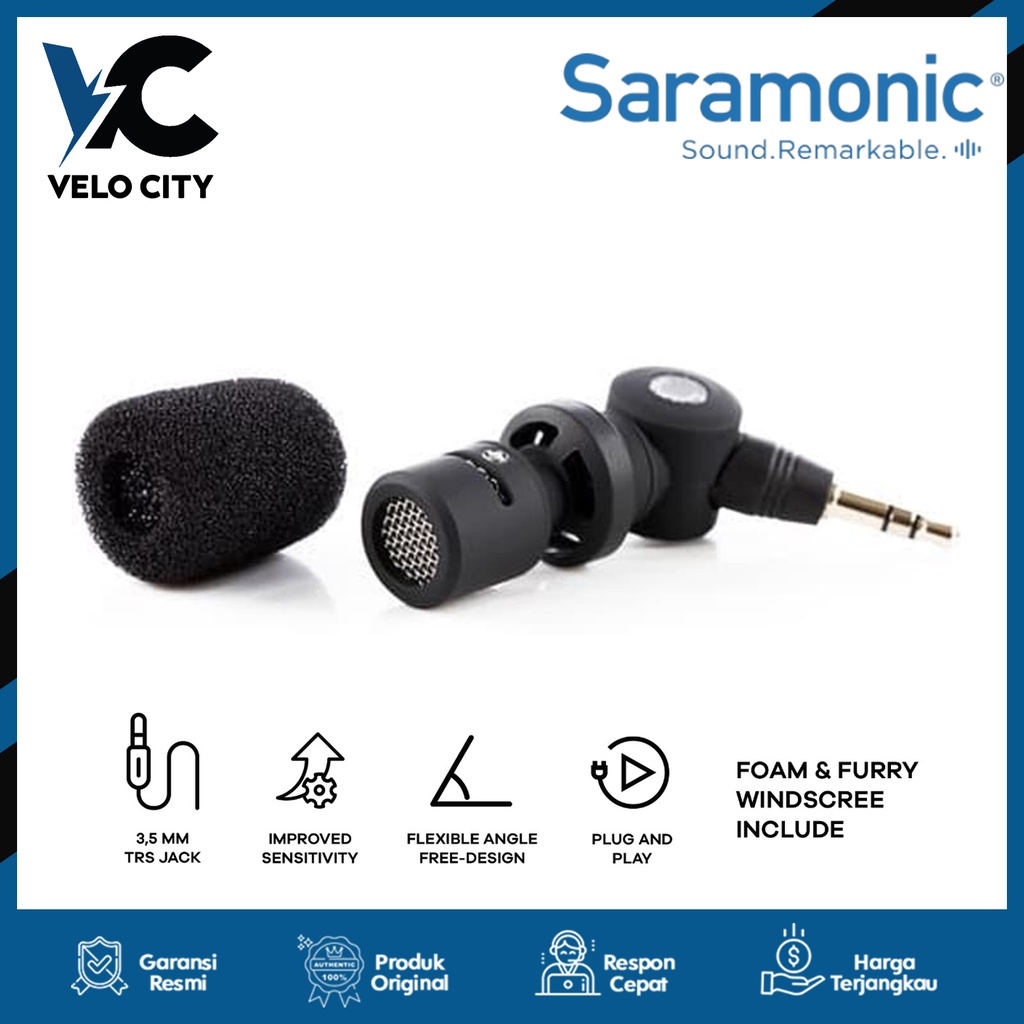 Saramonic SR-XM1 Mini Microphone - Garansi 2 Tahun