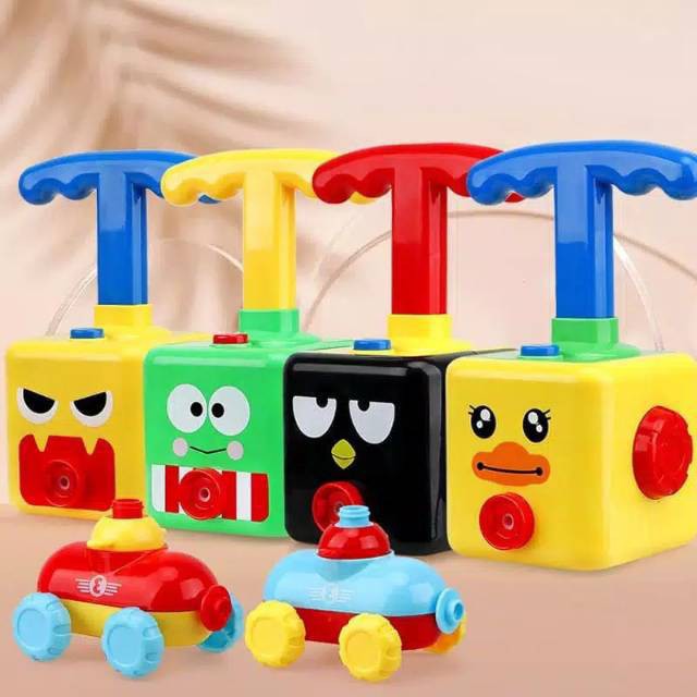 Mainan Mobil Pompa Balon Air Pressure Powered Balloon Car Mainan Mobil Pompa Balon Air Pressure Powered Balloon Car
