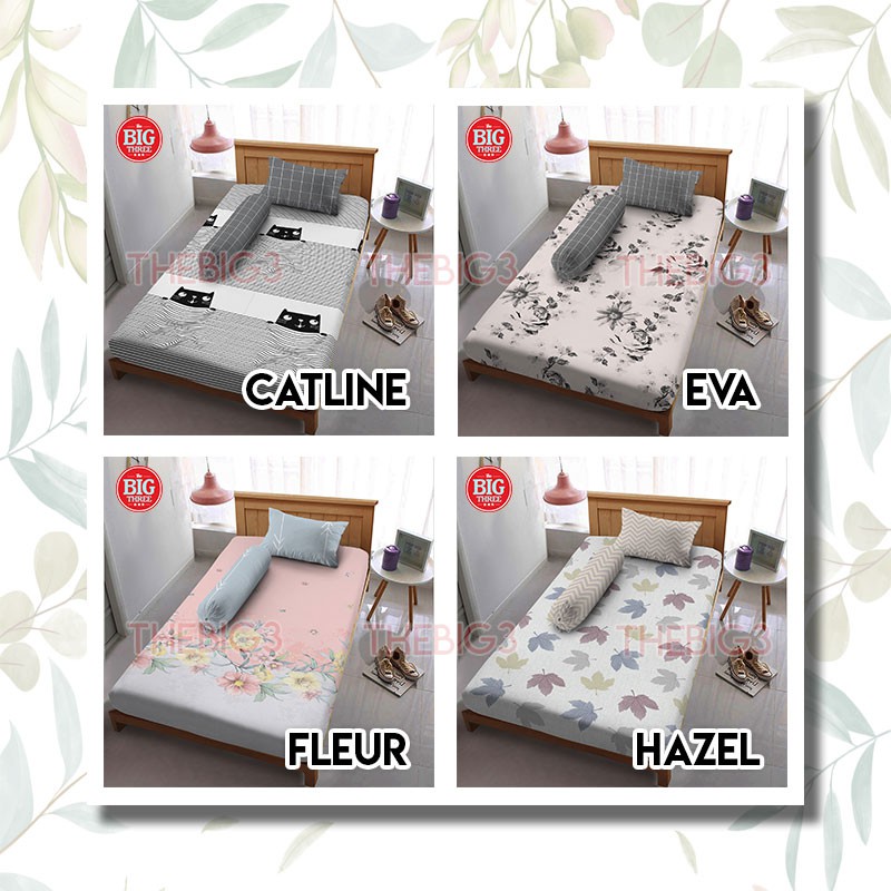 Sprei 120x200 KINTAKUN motif Abel Fiji Arnita Braxley Eva Hannah Molino - Single 120 SP bunga dewasa