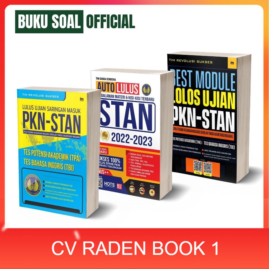 TERBARU- BUKU STAN / AUTO LULUS STAN , BEST MODULE PKN STAN , LULUS UJIAN PKN STAN 2022-2023
