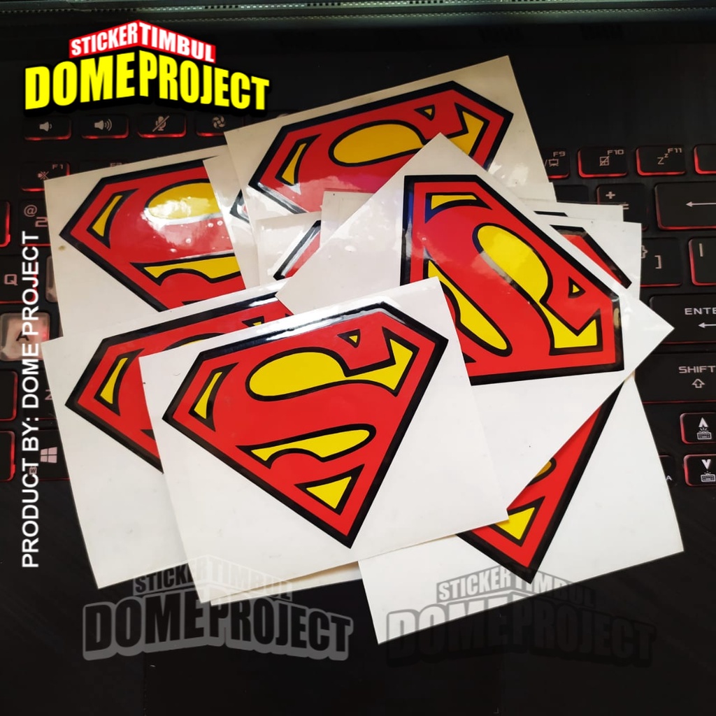 STIKER MOTOR KEREN STIKER SUPERMAN STIKER CUTTING STIKER MOBIL  OUTDOOR IMPORT