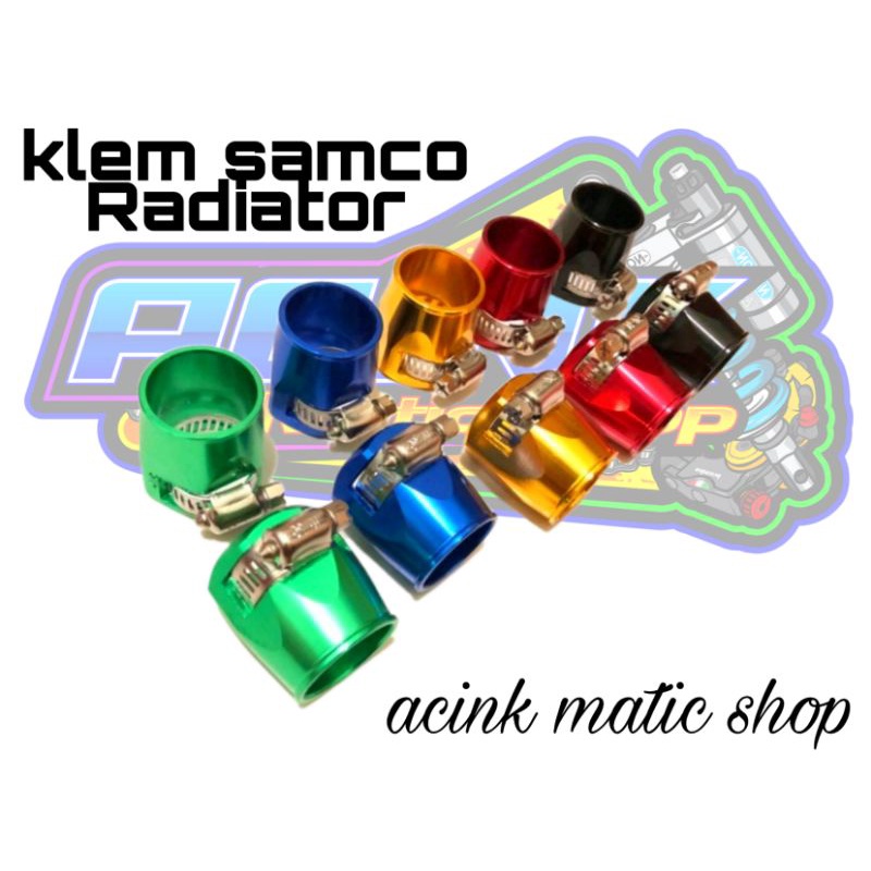 KLEM SLANG RADIATOR SAMCO FULL CNC 1 SET / CLEM SLANG SAMCO KELEM SELANG