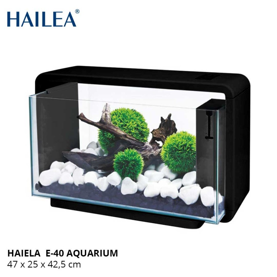 Jual Hailea E40 Aquarium Full Set Black Shopee Indonesia