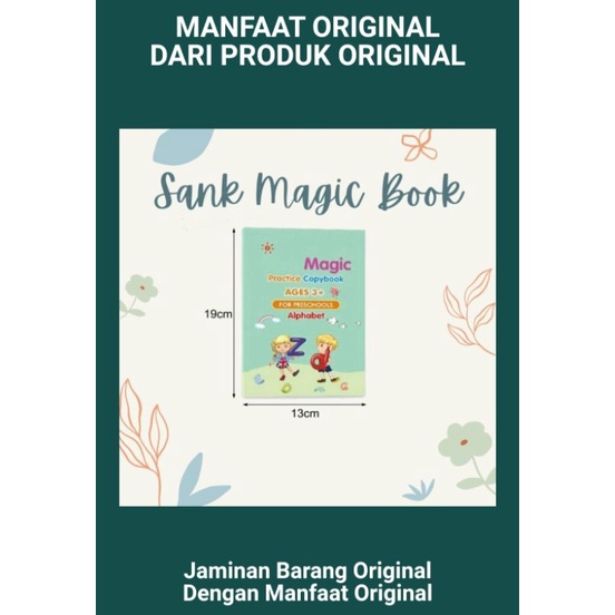Sank Magic Book  Pratice Book Buku Anak Belajar Menulis Buku Panduan Magic 3D