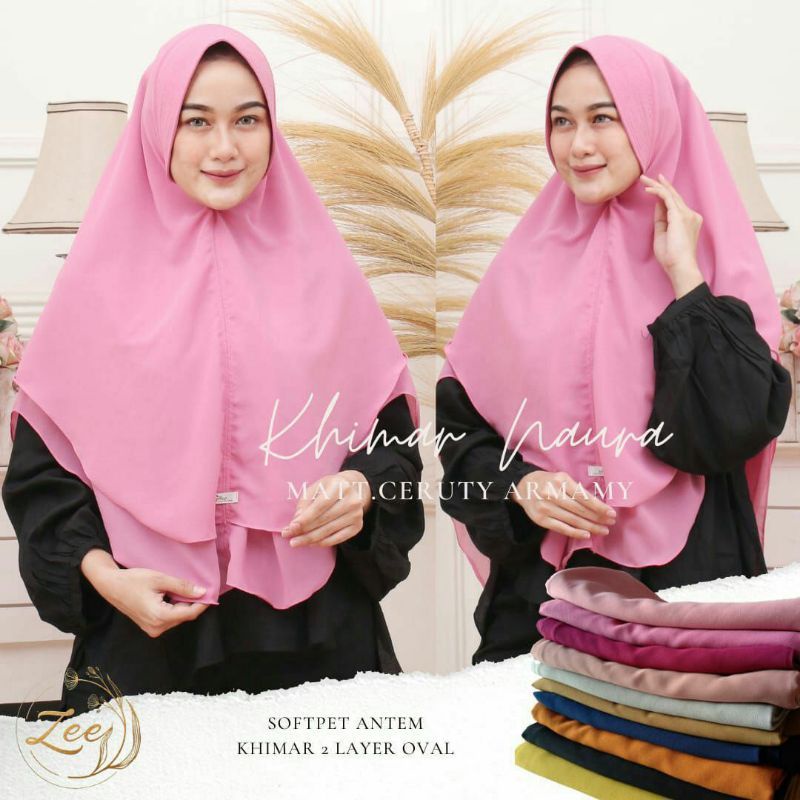 JILBAB KHIMAR 2LAYER JUMBO