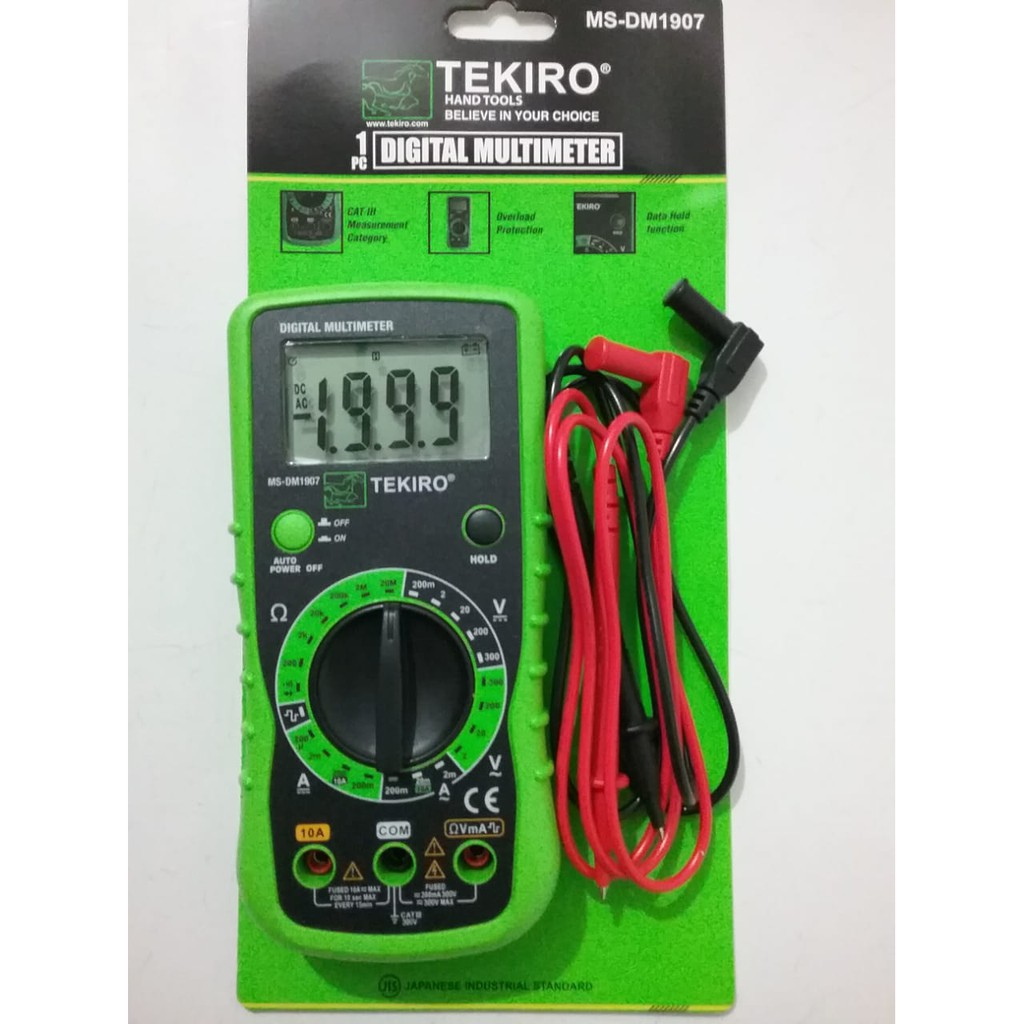 Tekiro Multitester Digital / Tekiro Multimeter Digital / Tekiro Avo Meter Digital