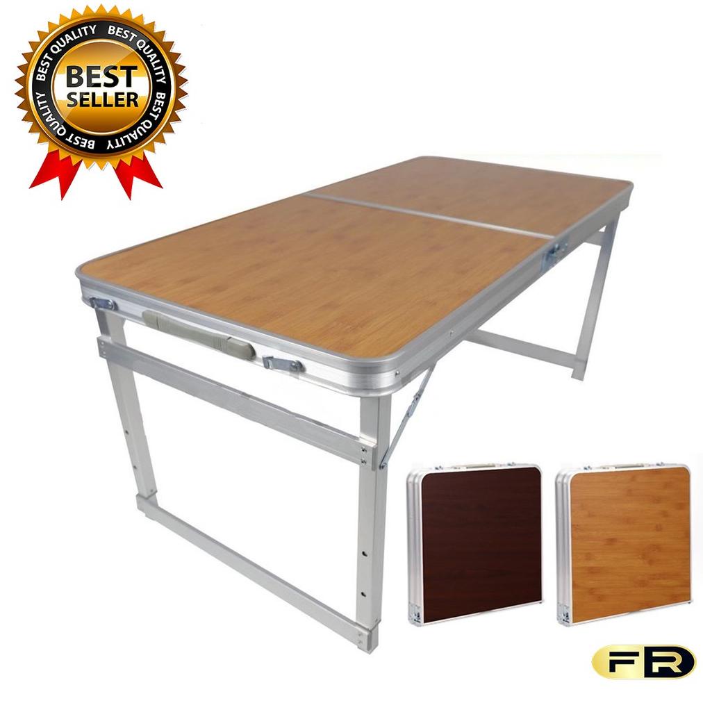 [ Cod Bayar Di Tempat ] Meja Lipat Portable / Meja Lipat Koper Hpl / Meja Lipat Serbaguna ., ,.