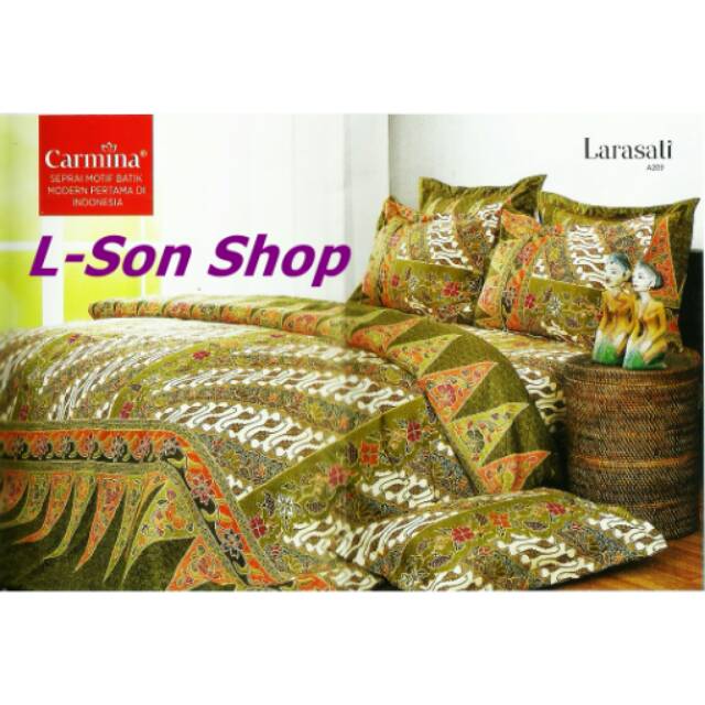 Sprei Batik Carmina motif Larasati king size 180 x 200