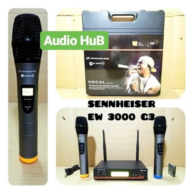 MIC WIRELESS SENNHEISER EW 3000 G3 HANDHELD MICROPHONE EW3000G3 KOPER