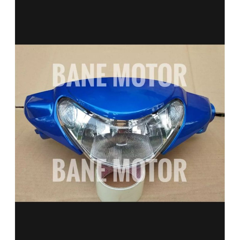 batok kepala depan + reflektor Mio smile new Mio Sporty Mio Karbu biru