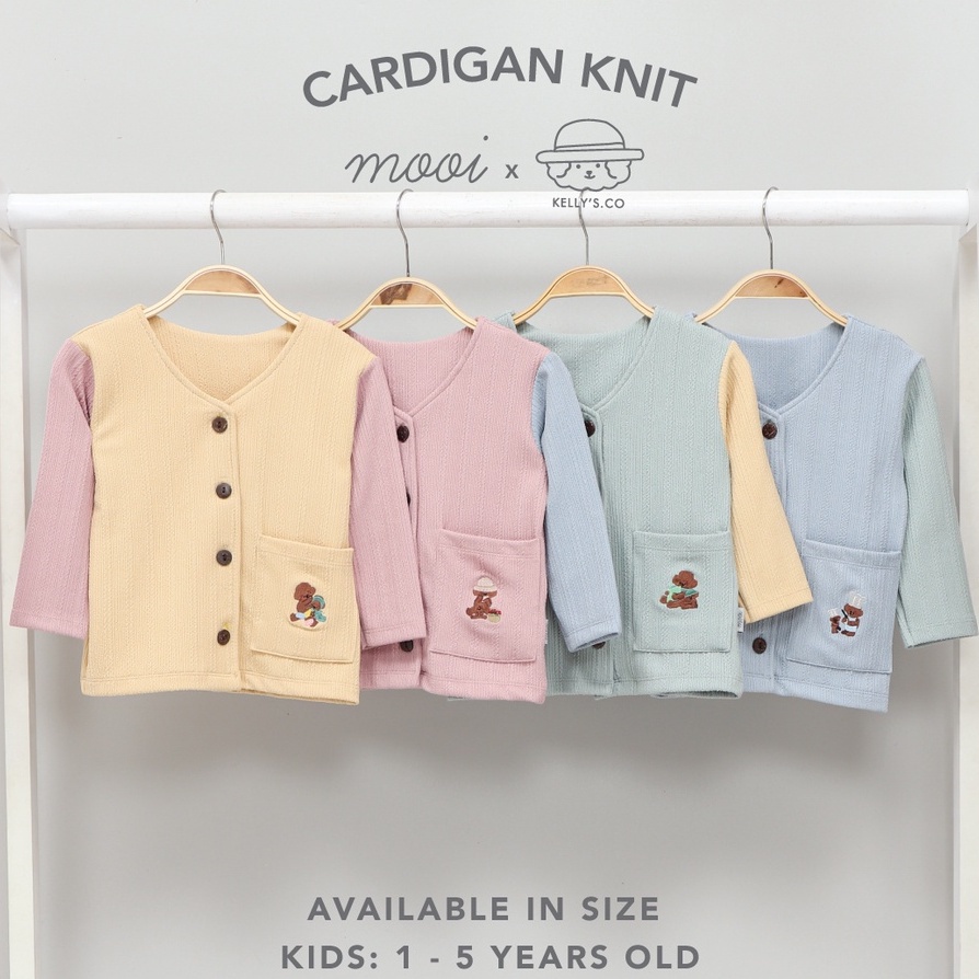 MOOI Cardigan Knit - Kardigan Rajut Anak