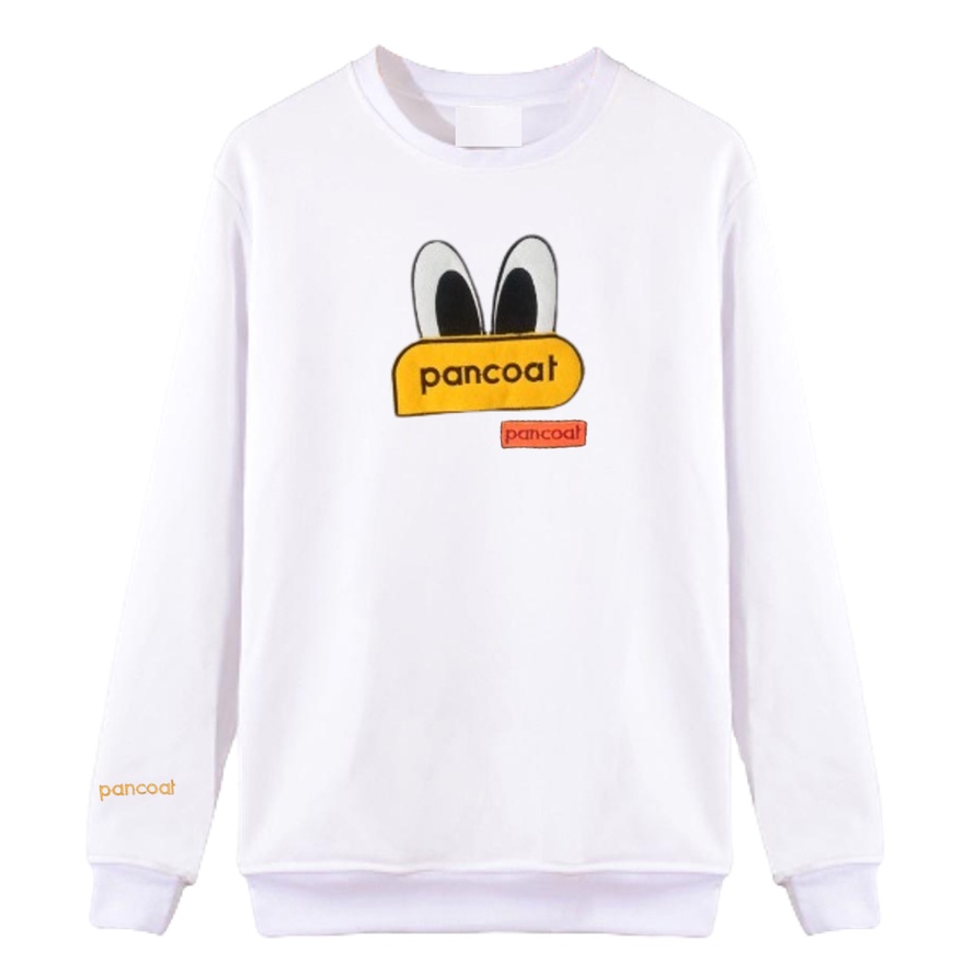 Sweater Hoodie Pancoat Bebek Second Bordir Pria & Wanita Unisex / Crewneck Hoodie Pancoat Motif duck