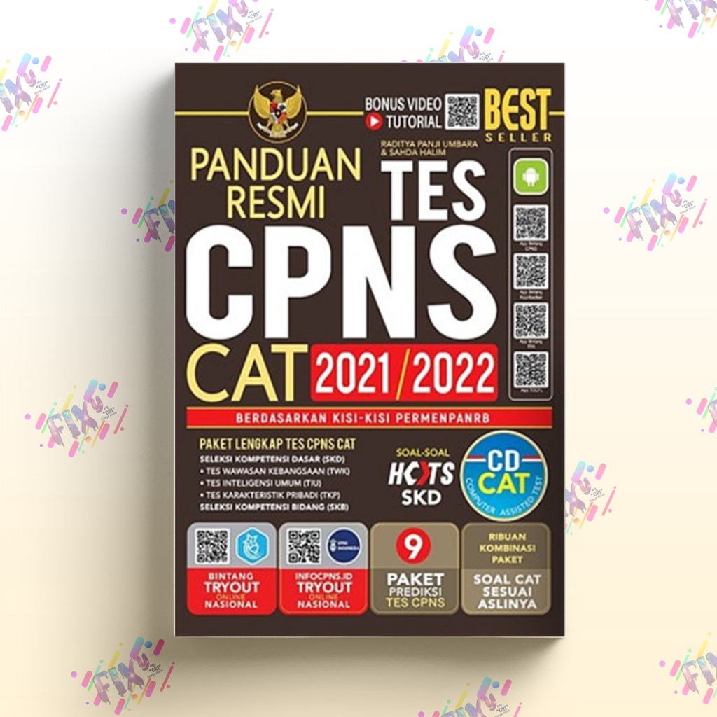 Buku Tes Cpns Panduan Resmi Tes Cpns Cat 2021 2022 Cd Raditya Panji Umbara Sahda Shopee Indonesia