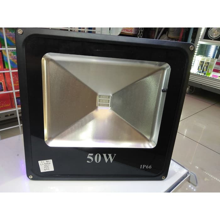 Lampu Sorot LED RGB 50watt 50w 50 Watt Outdoor Taman Flood Light Spot