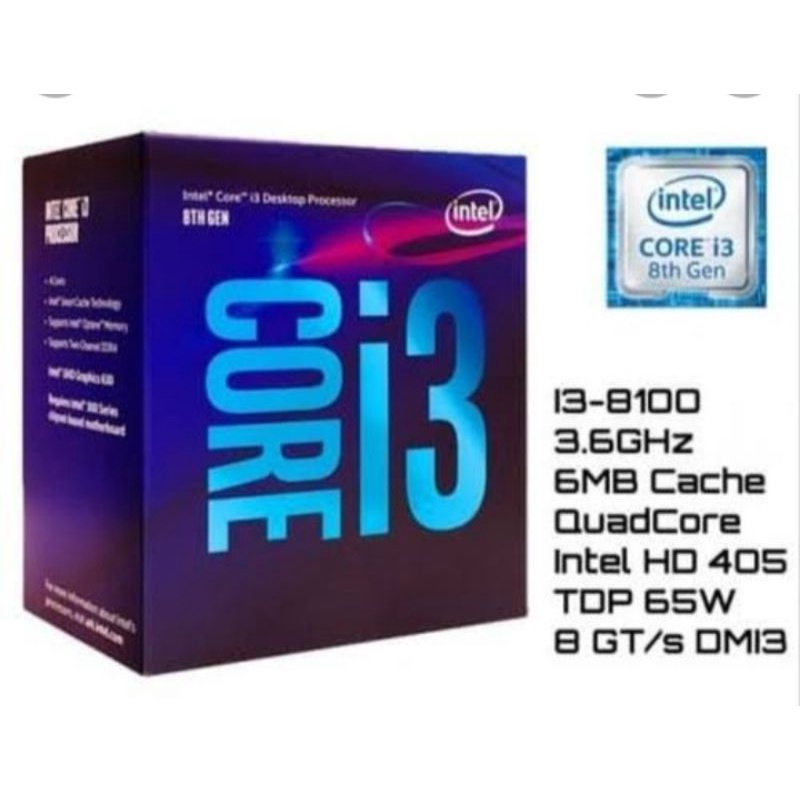 PROC I3 8100 GEN 8