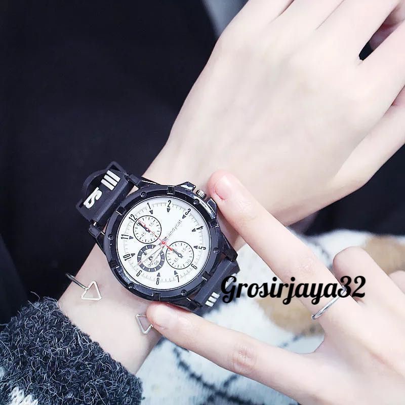 (GROSIRJAYA32) Jam Tangan CandyCat JAUZA Jam Tangan Sport Tali Leather / Jam Tangan Analog CandyCat PU Leather