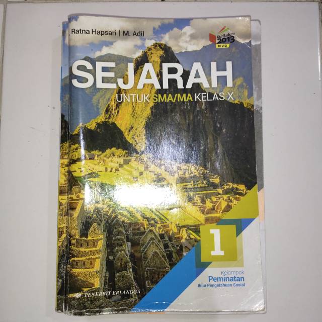 Bonus Jawaban Buku Paket Sejarah Peminatan Sma Kelas X K13 Revisi Erlangga Shopee Indonesia