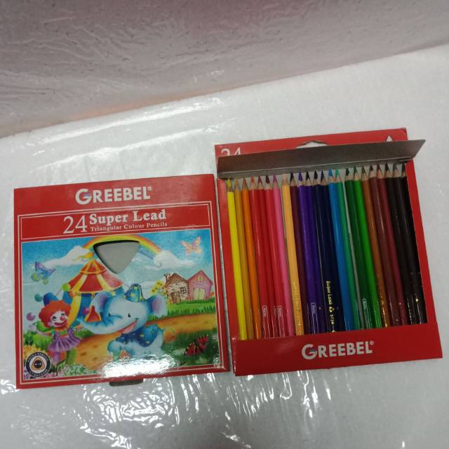 

Pensil Warna Greebel 24 Super Lead Triangular Colour
