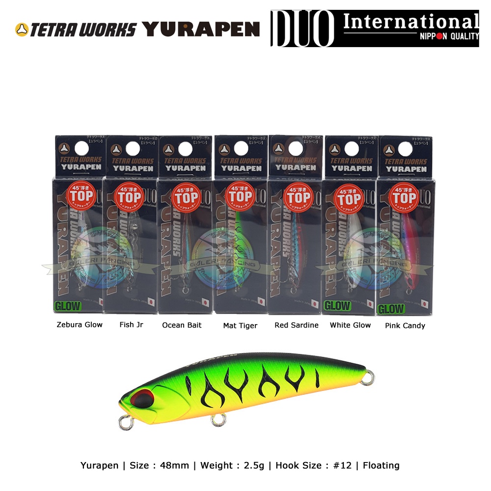 Umpan Pancing Lure Minnow UL Duo Yurapen 48mm 2.5g Floating