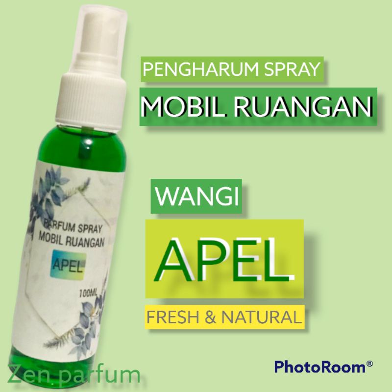 PEWANGI MOBIL SPRAY WANGI APEL PARFUM MOBIL RUANGAN 100ML