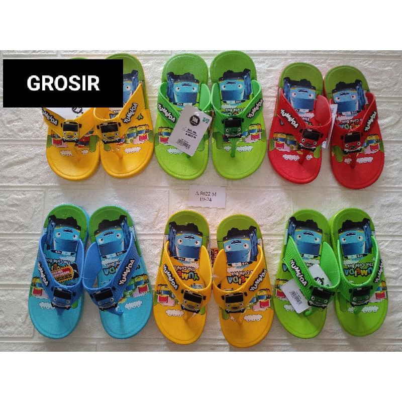 Sandal jepit Anak yumeida A 8022 S, M Tayo
