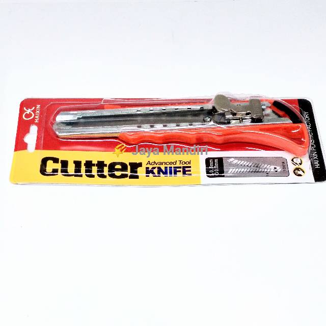 Cutter/ Kater/  Pisau Cutter HAIXIN ( Pencetan BESI )