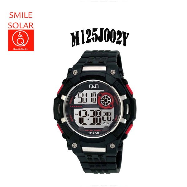 SALE 7.7 Jam Tangan Pria Sport Rubber Digital Original O&amp;Q QNQ QQ M125 M125J Series