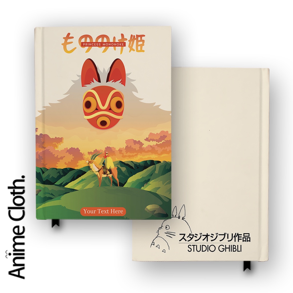 

Buku Catatan Notebook Anime Princess Mononoke Ghibli Platform Custom Jurnal Agenda Diary Hardcover Aesthetic A6 A5