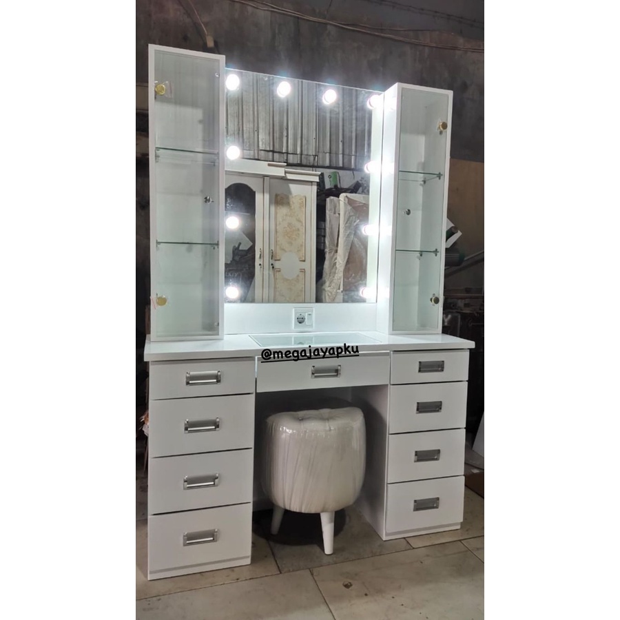 Meja Rias Sliding / Meja Rias Kayu / Meja Rias Minimalis